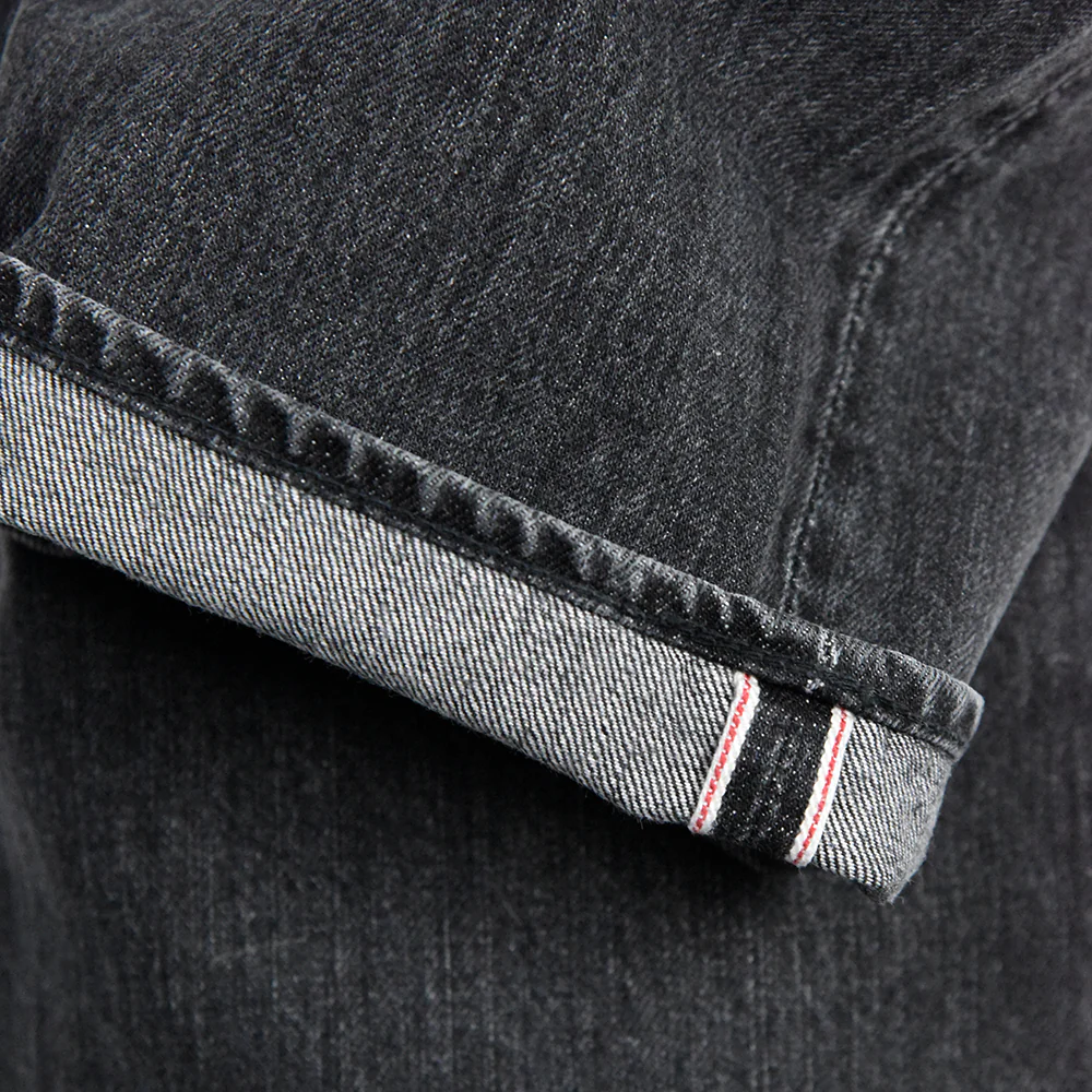 0107BKHW - Vintage Finish "Monroe" Black Denim - - Image 5