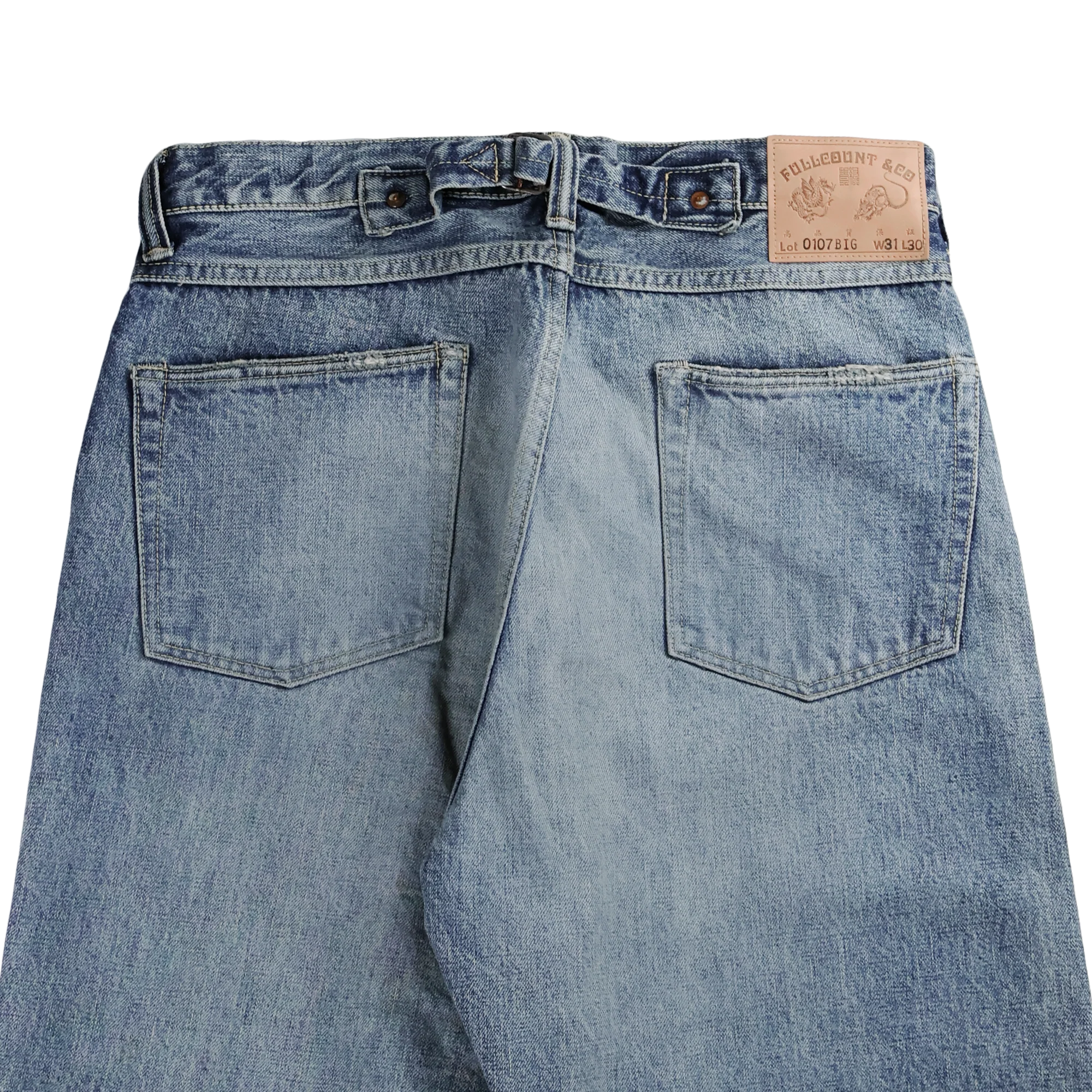 0107HWBIG-30 Wide Straight Denim HW/Length 30 inch(Blue in Green Exclusive) - Image 4