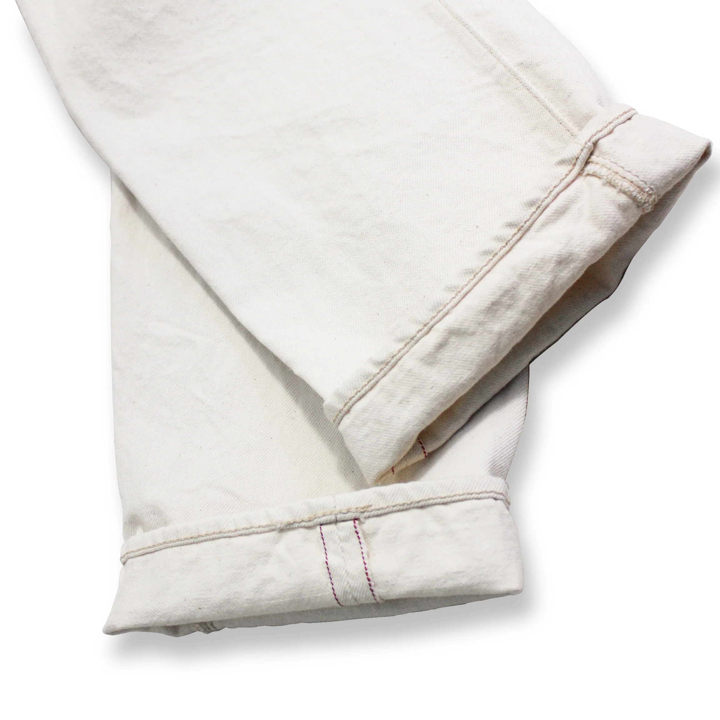 1108EC - Slim Straight Ecru Denim - - Image 3