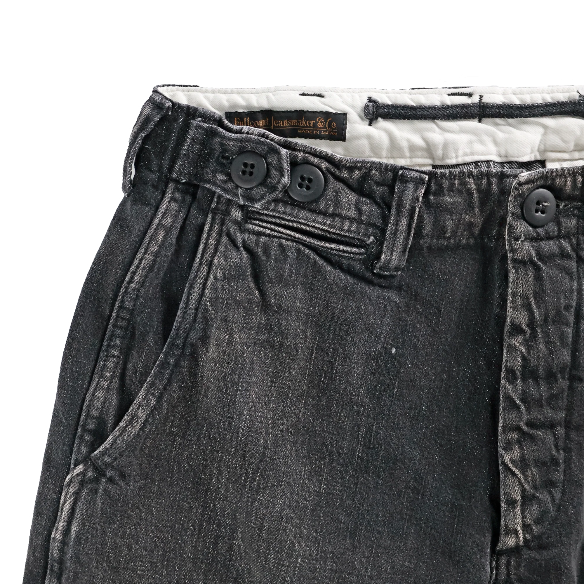 [LIMITED] 1971HW-BIG5 Denim Military trousers (Blue in Green Exclusive) - Image 10