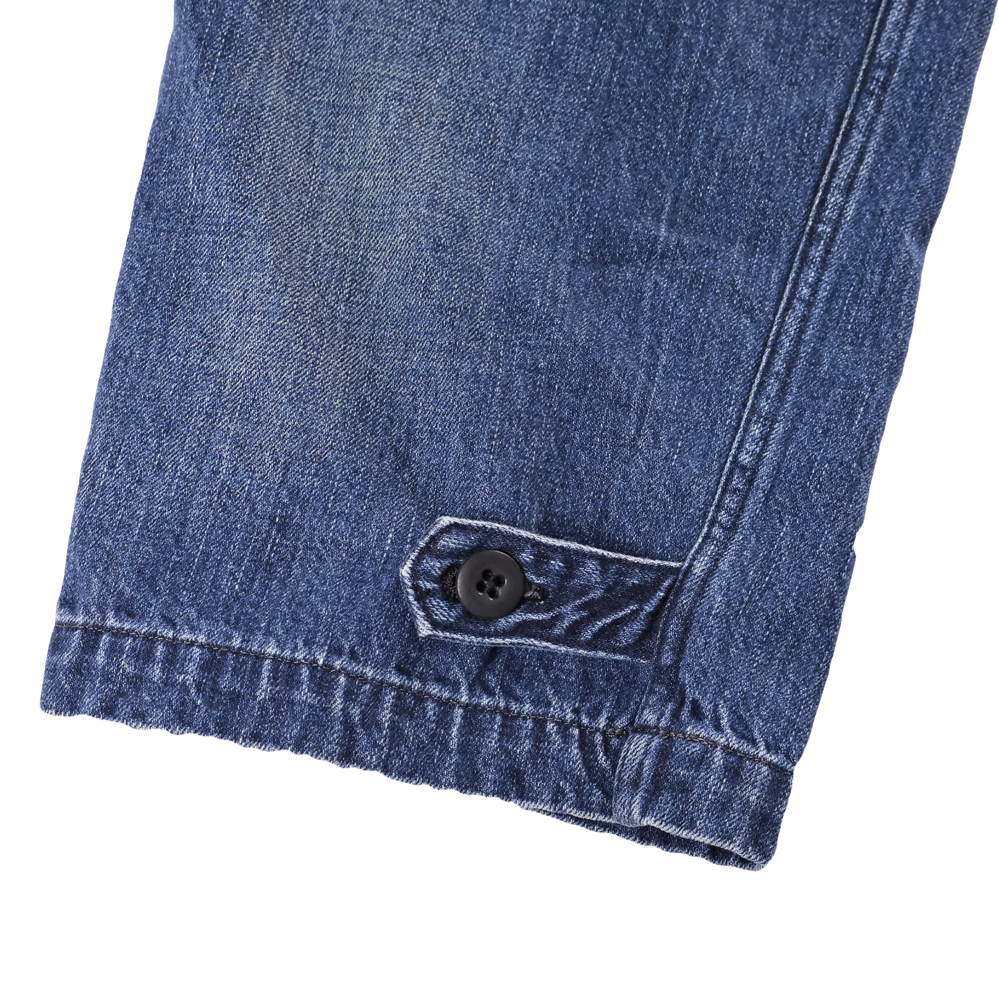 [LIMITED] 1971HW-BIG5 Denim Military trousers (Blue in Green Exclusive) - Image 6