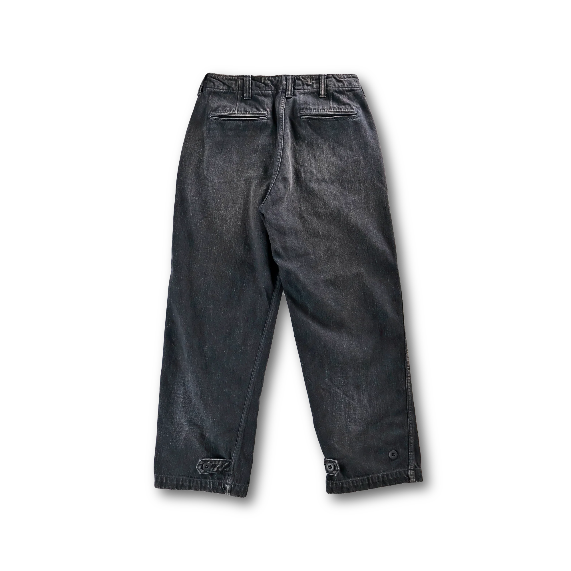 [LIMITED] 1971HW-BIG5 Denim Military trousers (Blue in Green Exclusive) - Image 8