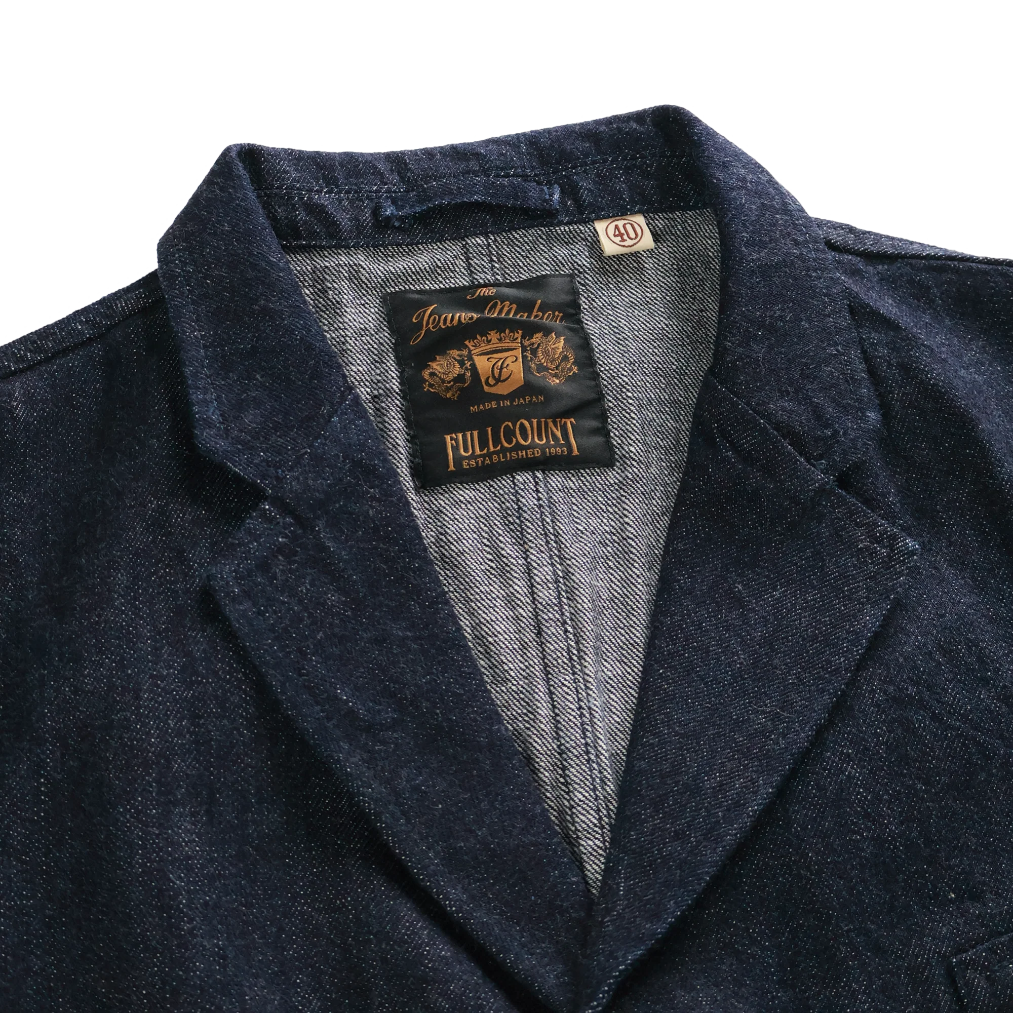 2007-BIG2 Denim Blazer (Blue In Green×FULLCOUNT) - Image 3