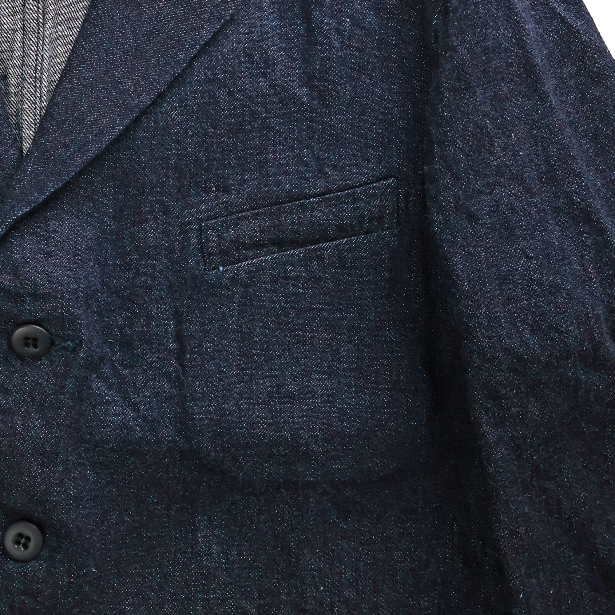 2007-BIG2 Denim Blazer (Blue In Green×FULLCOUNT) - Image 4