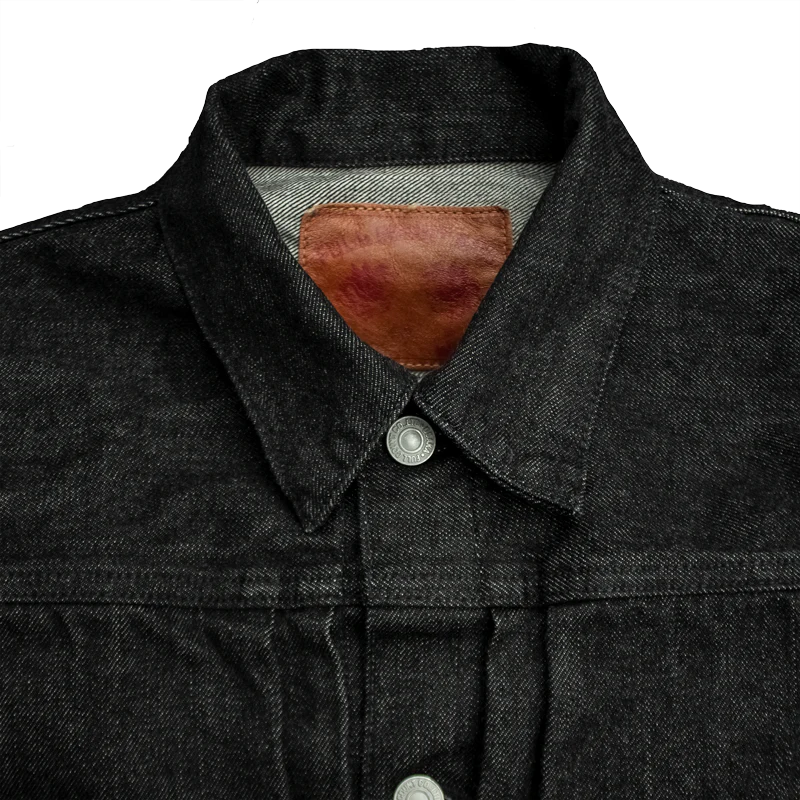 2102BK - Type 2 Black Denim Jacket - - Image 4