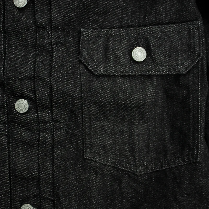 2107BK - Type 1 Black Denim Jacket - - Image 9