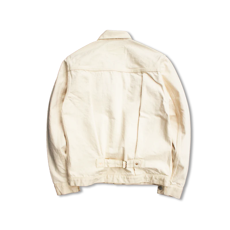 2107EC - Type 1 Ecru Denim Jacket - - Image 3