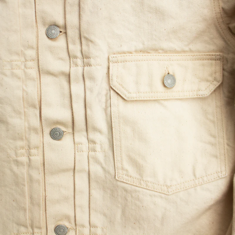 2107EC - Type 1 Ecru Denim Jacket - - Image 5