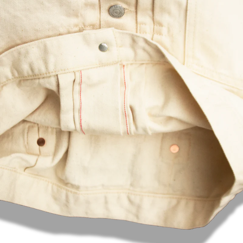 2107EC - Type 1 Ecru Denim Jacket - - Image 6
