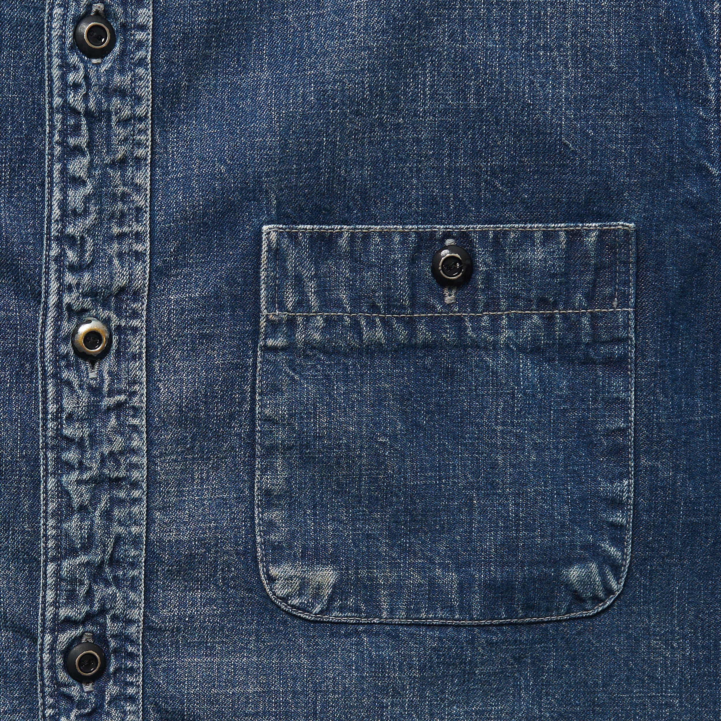 4890HW-19 - Denim Work Shirt HW - - Image 4