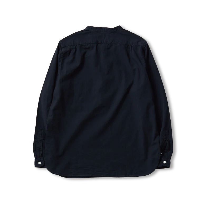4900-21 - Stand Collar Chambray Shirt - - Image 5
