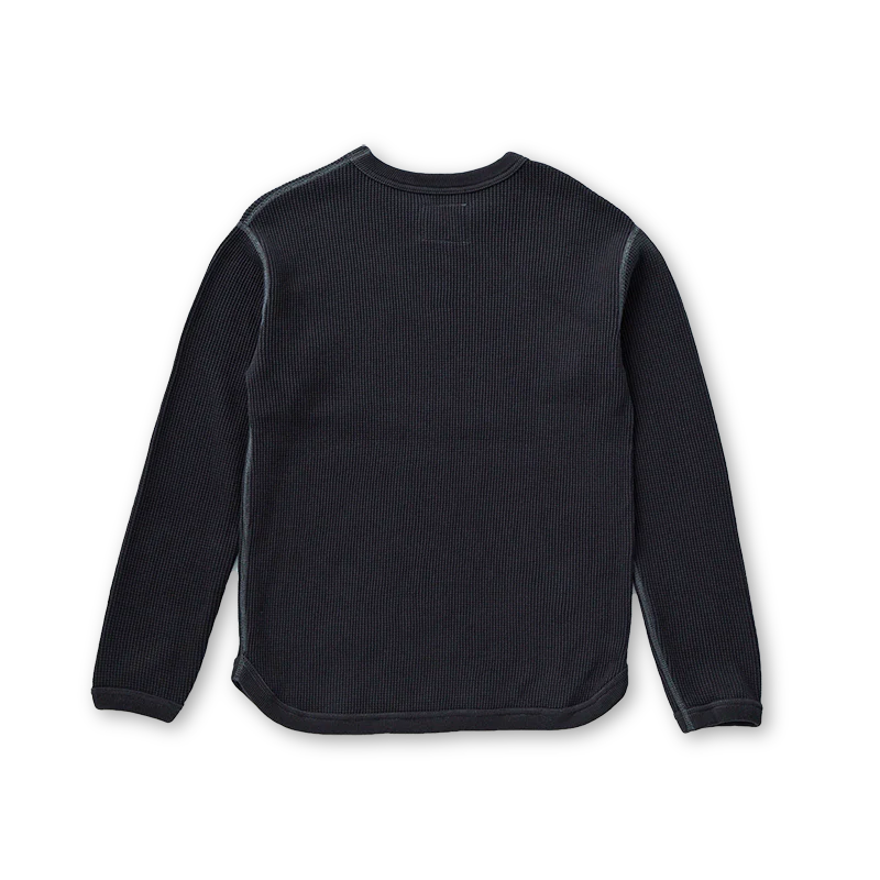 5964-22 - Heavyweight Waffle Long Sleeve T-Shirt - - Image 4