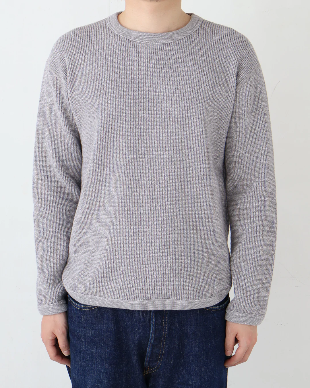 5964-24 - Twisted Heather Waffle L/S T-shirt - - Image 7