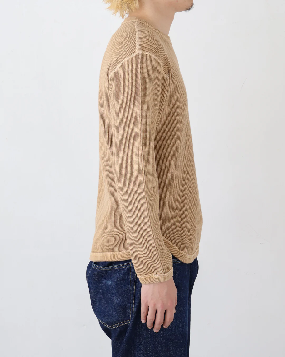 5964SP - Heavyweight Waffle Longsleeve T Shirt - - Image 10