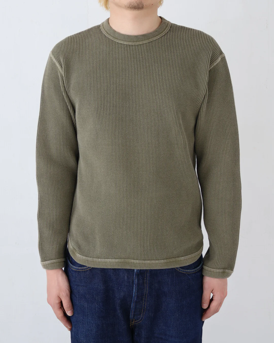 5964SP - Heavyweight Waffle Longsleeve T Shirt - - Image 3