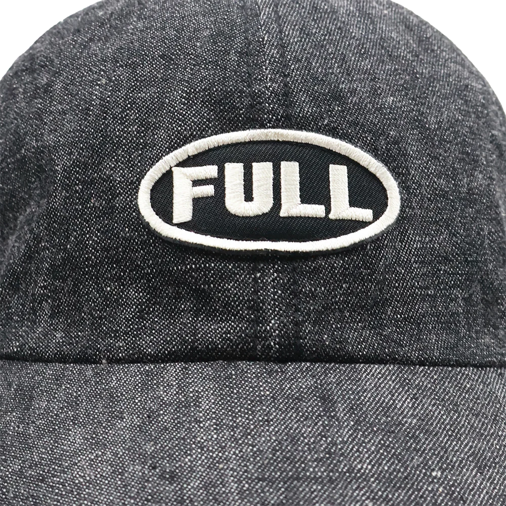 [2026SS] 6770-26 Black FULL Wappen Denim Cap - Image 7