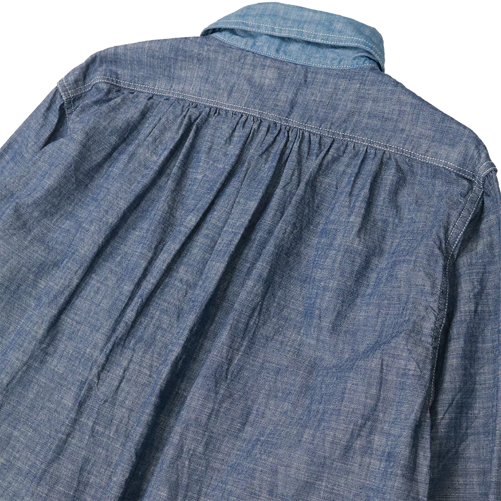 [2026SS] Fu15-Sh-101 Watteau Gathered Ventilated Pocket Shirt - Image 11
