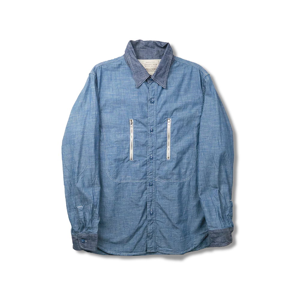 [2026SS] Fu15-Sh-101 Watteau Gathered Ventilated Pocket Shirt - Image 3