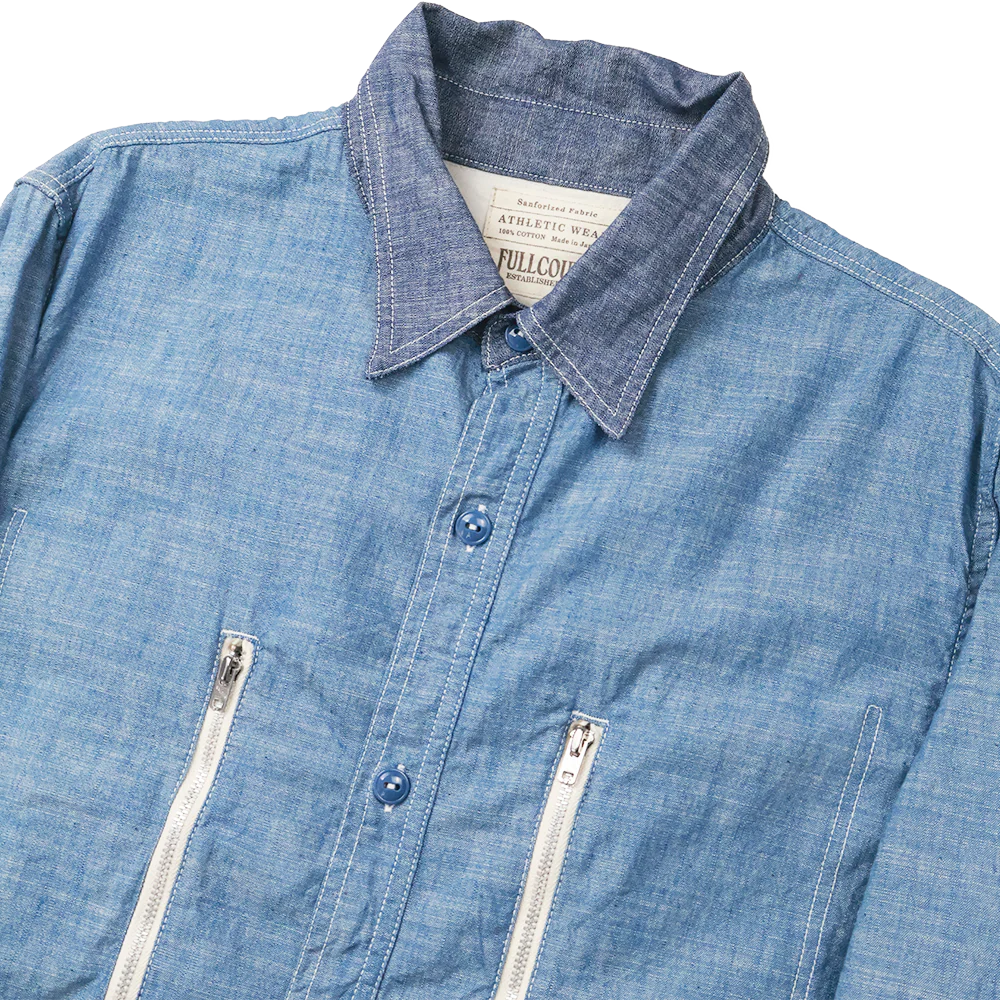 [2026SS] Fu15-Sh-101 Watteau Gathered Ventilated Pocket Shirt - Image 4