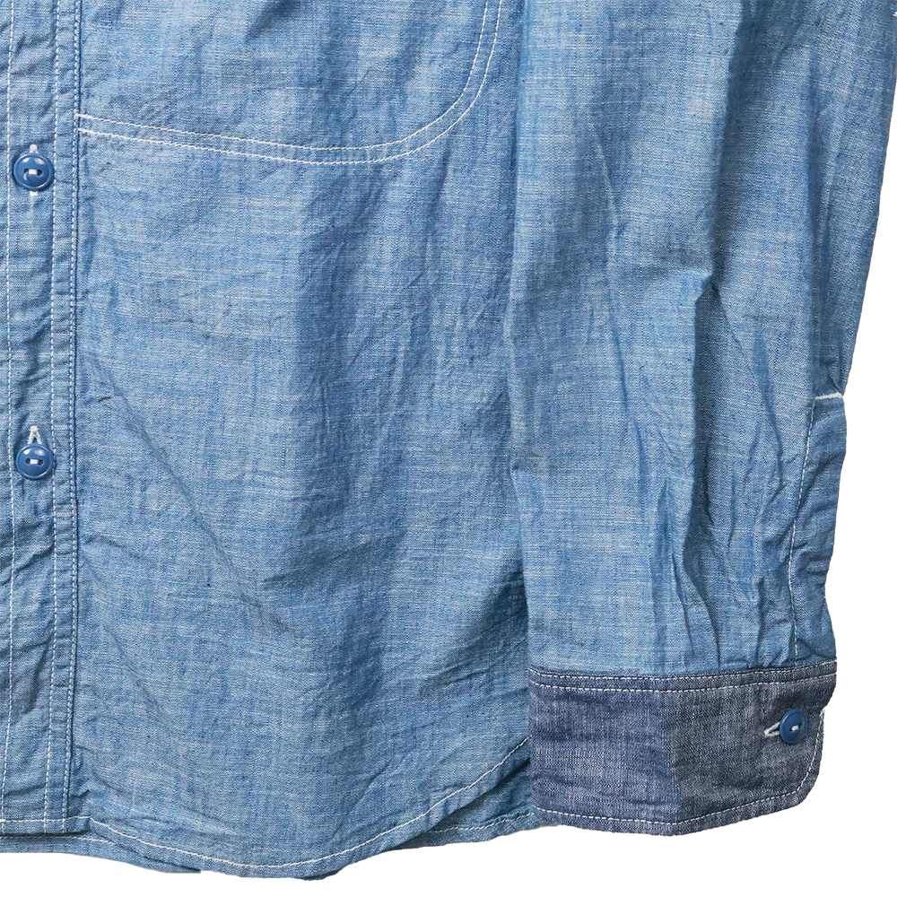 [2026SS] Fu15-Sh-101 Watteau Gathered Ventilated Pocket Shirt - Image 5