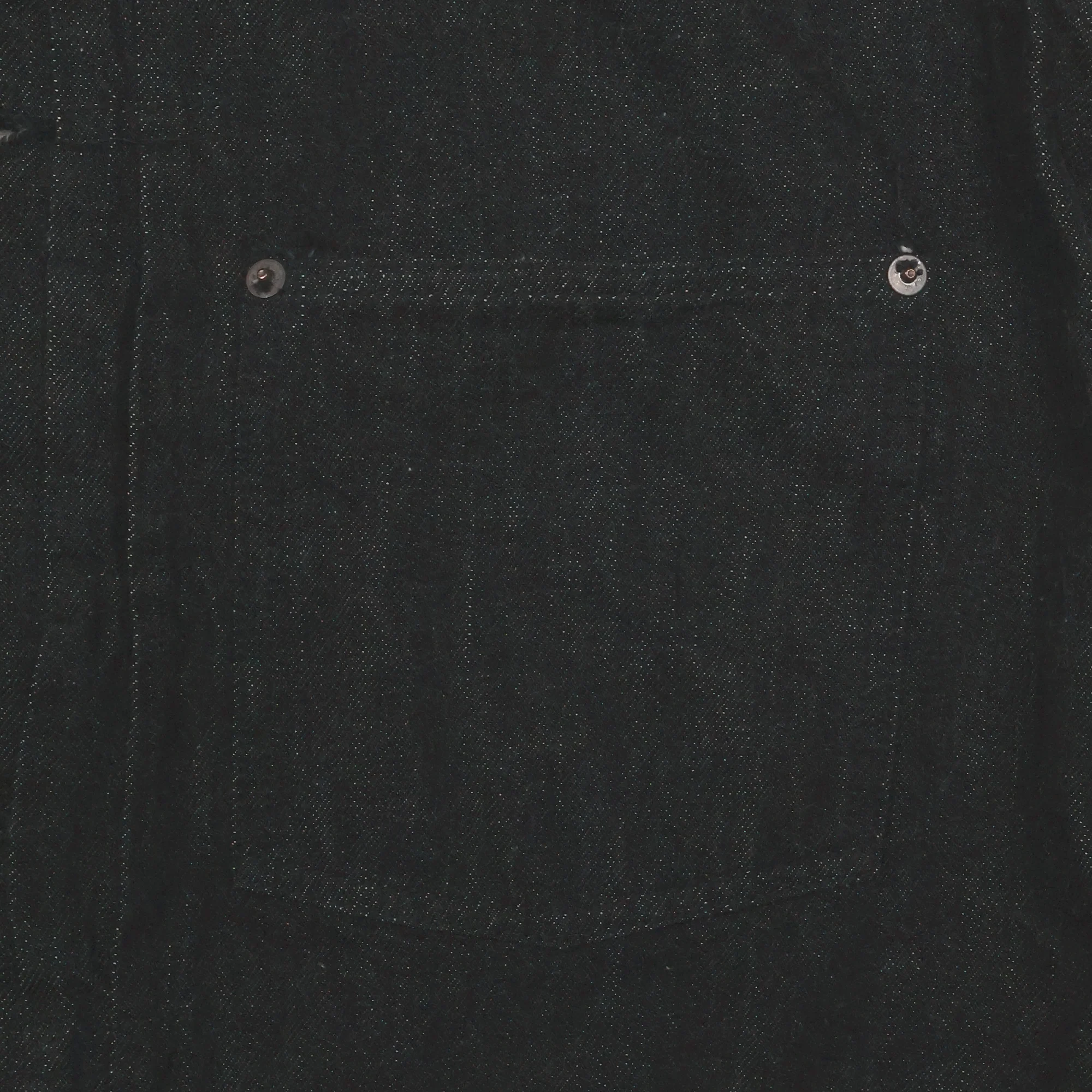 S2107BKSS-BIG - WW2 Type 1 Black Denim Jacket (Super Smooth) Limited Item - Image 6